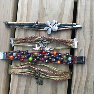 FREE W/ PURCHASE Bundle of 4 bracelets